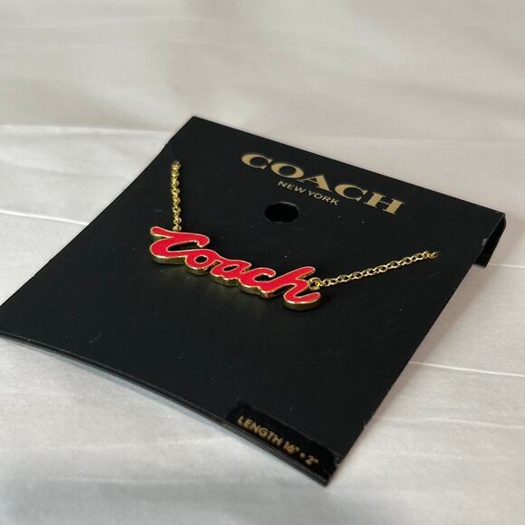 Brand new coach necklace - Picture 3 of 3